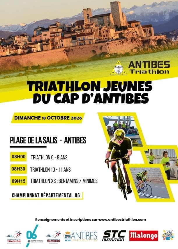 TRIATHLON DES JEUNES DU CAP D&rsquo;ANTIBES 2026